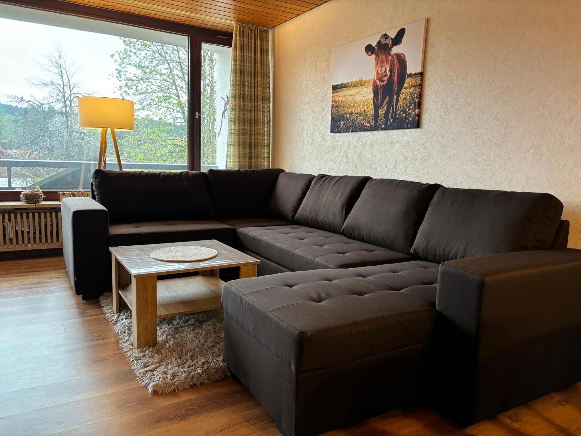 Schoene 2 1/2 Zimmer Ferienwohnung In Oberstaufen - Hoamatle - ภายนอก รูปภาพ